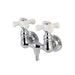 Wall-Mount Clawfoot Tub Faucet, Polished Chrome, Tub Wall Mount