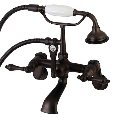 Wall-Mount Clawfoot Tub Faucet, Oil Rubbed Bronze, Tub Wall Mount