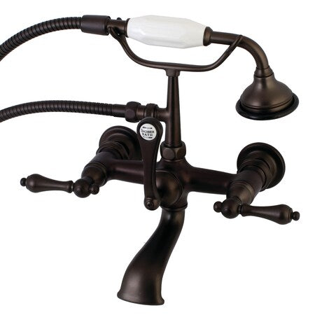 Wall-Mount Clawfoot Tub Faucet, Oil Rubbed Bronze, Tub Wall Mount