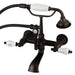 Wall-Mount Clawfoot Tub Faucet, Oil Rubbed Bronze, Tub Wall Mount