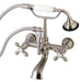 Wall-Mount Clawfoot Tub Faucet, Brushed Nickel, Tub Wall Mount