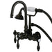 Wall-Mount Clawfoot Tub Faucet, Oil Rubbed Bronze, Tub Wall Mount