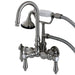 Wall-Mount Clawfoot Tub Faucet, Brushed Nickel, Tub Wall Mount