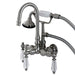 Wall-Mount Clawfoot Tub Faucet, Brushed Nickel, Tub Wall Mount