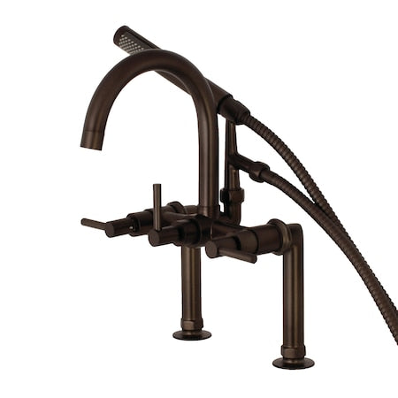 Deck-Mount Clawfoot Tub Faucet, Oil Rubbed Bronze, Deck Mount