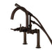 Deck-Mount Clawfoot Tub Faucet, Oil Rubbed Bronze, Deck Mount