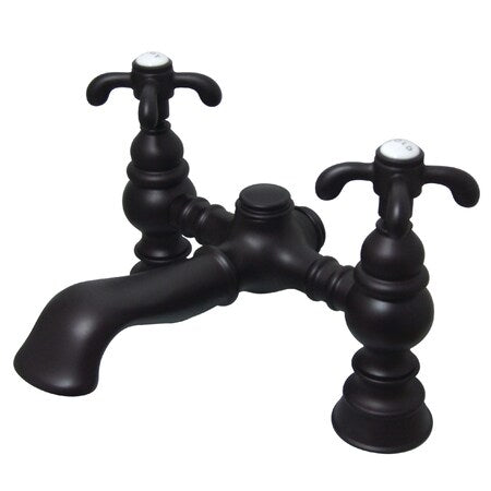 Deck-Mount Clawfoot Tub Faucet, Oil Rubbed Bronze, Deck Mount