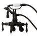 Wall-Mount Clawfoot Tub Faucet, Oil Rubbed Bronze, Tub Wall Mount