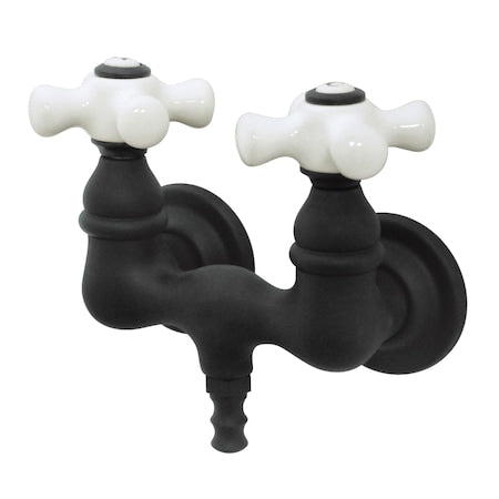 Wall-Mount Clawfoot Tub Faucet, Oil Rubbed Bronze, Tub Wall Mount
