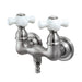 Wall-Mount Clawfoot Tub Faucet, Brushed Nickel, Tub Wall Mount