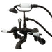 Wall-Mount Clawfoot Tub Faucet, Standard, 3-3/8" to 10", 2, Tub Wall Mount, Oil Rubbed Bronze