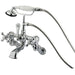 Wall-Mount Clawfoot Tub Faucet, Polished Chrome, Tub Wall Mount