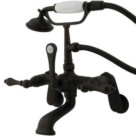 Wall-Mount Clawfoot Tub Faucet, Oil Rubbed Bronze, Tub Wall Mount