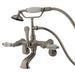 Wall-Mount Clawfoot Tub Faucet, Brushed Nickel, Tub Wall Mount