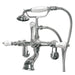 Wall-Mount Clawfoot Tub Faucet, Polished Chrome, Tub Wall Mount