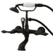 Wall-Mount Clawfoot Tub Faucet, Oil Rubbed Bronze, Tub Wall Mount
