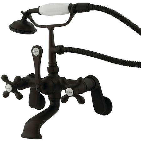 Wall-Mount Clawfoot Tub Faucet, Oil Rubbed Bronze, Tub Wall Mount
