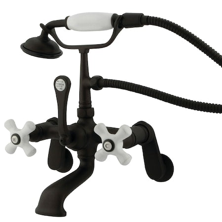 Wall-Mount Clawfoot Tub Faucet, Oil Rubbed Bronze, Tub Wall Mount