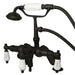 Deck-Mount Clawfoot Tub Faucet, Standard, 3" to 8", 2, Deck Mount, Oil Rubbed Bronze