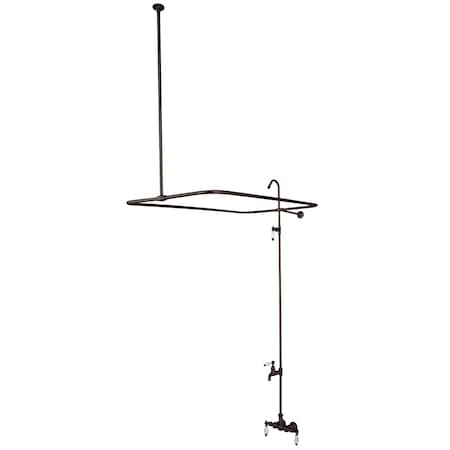 Wall-Mount Clawfoot Tub Faucet, Oil Rubbed Bronze, Tub Wall Mount