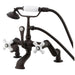 Deck-Mount Clawfoot Tub Faucet, Standard, 3" to 12", 2, Deck Mount, Oil Rubbed Bronze