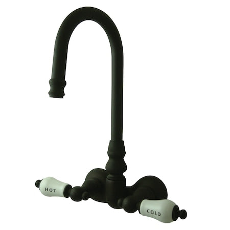 Wall-Mount Clawfoot Tub Faucet, Oil Rubbed Bronze, Tub Wall Mount