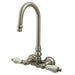 Wall-Mount Clawfoot Tub Faucet, Brushed Nickel, Tub Wall Mount