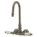 Wall-Mount Clawfoot Tub Faucet, Brushed Nickel, Tub Wall Mount