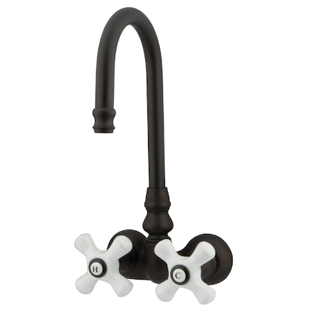 Wall-Mount Clawfoot Tub Faucet, Oil Rubbed Bronze, Tub Wall Mount