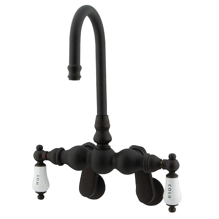 Wall-Mount Clawfoot Tub Faucet, Oil Rubbed Bronze, Tub Wall Mount