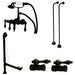 Clawfoot Tub Faucet Packages, Oil Rubbed Bronze, Tub Wall Mount
