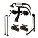 Clawfoot Tub Faucet Packages, Oil Rubbed Bronze, Tub Wall Mount