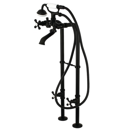 Freestanding Tub Faucet, Standard, 2, Freestanding, Matte Black