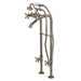 Freestanding Tub Faucet, Standard, 2, Freestanding, Brushed Nickel