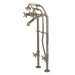 Freestanding Tub Faucet, Standard, 2, Freestanding, Brushed Nickel