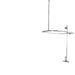 Clawfoot Tub Faucet Packages, Standard, 3-3/8", 2, Tub Wall Mount, Polished Chrome