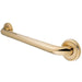 Contemporary DR814182 18"X1-1/4" OD Decorative Grab, 21-1/16" L, Brass, Polished Brass