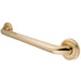 Contemporary DR814362 36"X1-1/4" OD Grab Bar, 39-1/16" L, 17 ga. Brass, Polished Brass