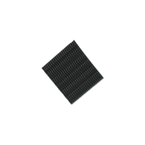 Reclosable Fastener Shape,  Square,  Rubber Adhesive,  2 in,  2 in Wd,  Black,  25 PK