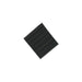 Reclosable Fastener Shape,  Square,  Rubber Adhesive,  2 in,  2 in Wd,  Black,  25 PK