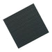 Reclosable Fastener Shape,  Square,  Rubber Adhesive,  6 in,  6 in Wd,  Black,  6 PK