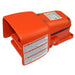 Heavy Duty Foot Switch, DPDT, Momentary, 125/250V AC, 13/2/4, 20, Cast Iron, Orange
