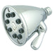 Shower Head, Polished Chrome, Wall Mount