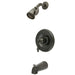 Tub and Shower Faucet, Oil Rubbed Bronze, Wall Mount