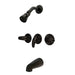 Tub and Shower Faucet, Oil Rubbed Bronze, Wall Mount