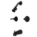 Tub and Shower Faucet, Oil Rubbed Bronze, Wall Mount