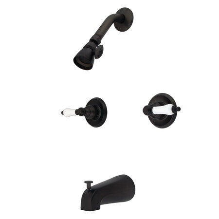 Tub and Shower Faucet, Oil Rubbed Bronze, Wall Mount