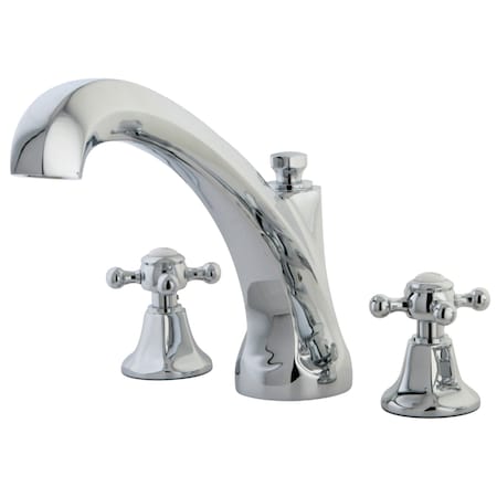 KS4321BX Roman Tub Filler Metal Cross Handles