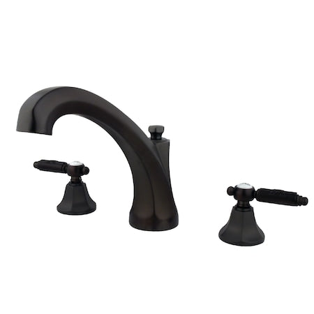 Roman Tub Faucet, Oil Rubbed Bronze, Deck Mount