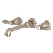 Roman Tub Faucet, Brushed Nickel, Wall Mount